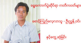ရွေးကောက်ပွဲဆိုင်ရာ ကတိကဝတ်များ စောင့်ကြည့် လေ့လာသူ-ဦးညွှန့်ဝင်းနှင့် တွေ့ဆုံခြင်း