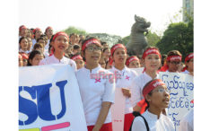ရန်ကုန်သူနာပြုတက္ကသိုလ်မှ ကျောင်းသူ၊ ကျောင်းသား ၁၀၀၀ ကျော် ဆန္ဒပြ