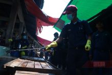 ပုဇွန်တောင်ဈေး သားငါးတန်းများ စည်ပင်ပိုးသတ်ဆေးဖြန်း