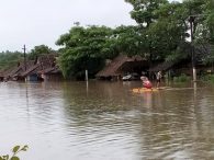 မြိုင်ကြီးငူ စစ်ဘေးရှောင်စခန်းအတွင်း ရေကြီးသဖြင့် ရေလွတ်ရာသို့ ပြောင်းရွေ့