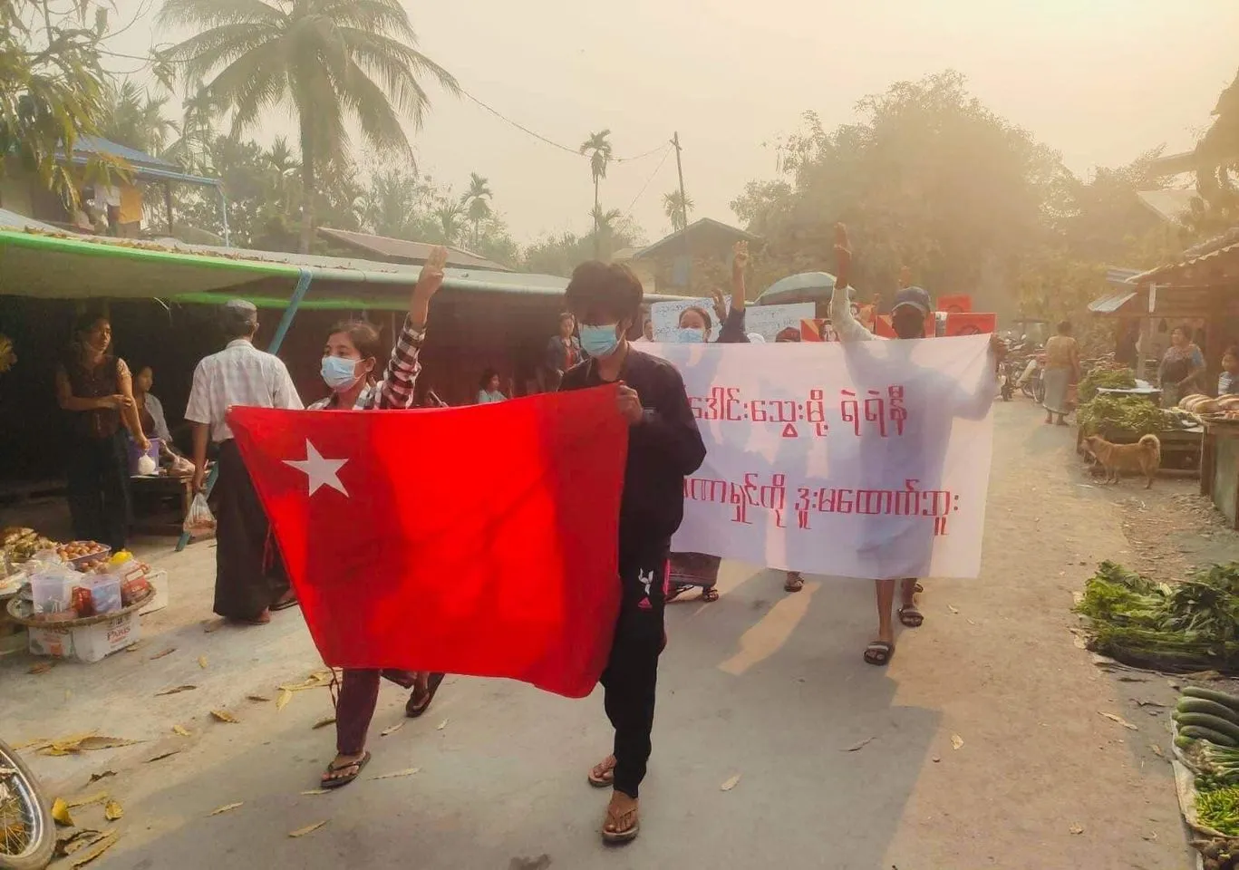 “ထောင်ထဲမှာတော့သေနေပြီ၊မင်းတို့တွေကသွေးအေးတုန်းလား” ကလေးမြို့ပင်မသပိတ်