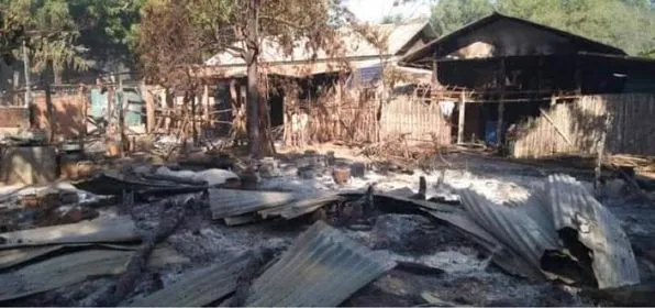 ရေစကြိုမြို့နယ်က ကျေးရွာလေးရွာကို အာဏာသိမ်းစစ်တပ်မီးရှို့၊​ဒေသခံထောင်ချီထွက်ပြေးနေရ